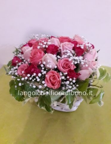 CESTINO DI ROSELLINE