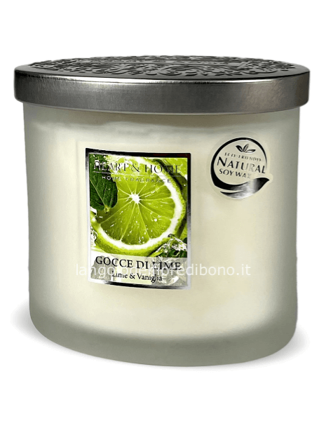 HEART & HOME CANDELA PROFUMATA 230g 2 STOPPINI